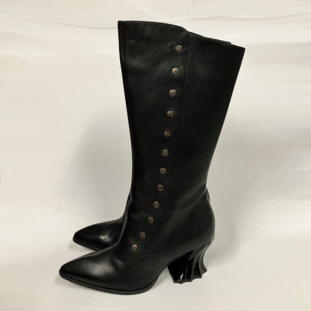 *BRAND NEW!* Fluevog 2017 Deliverance LU Boots, Black, Size 9.5 (best for 8.5)! - Picture 3 of 11